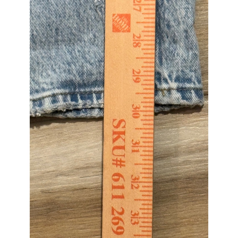 Abercrombie & Fitch Curve Love The 90s Straight Ultra High Rise Jeans 31 12R NEW - Picture 3 of 5